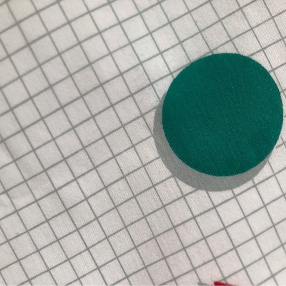 Vtg Geometric Patterned Fabric - Picture 7 of 10